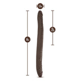 Dr. Skin Chocolate 16-Inch Long Dildo