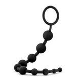Anal Adventures Platinum Black 12.5-Inch Anal Beads