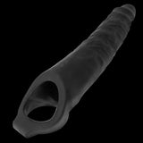 Oxballs Snake Deep-Reacher Silicone Cocksheath - Black