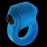 Hunkyjunk Revring Reverb Vibrating Cock Ring - Teal Ice