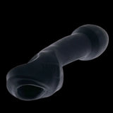 Hunkyjunk Double Thruster Double Penetrator Sling - Tar Ice Black