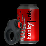 Hunkyjunk Revring Reverb Vibrating Cock Ring - Tar Ice