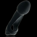 Hunkyjunk Double Thruster Double Penetrator Sling - Tar Ice Black