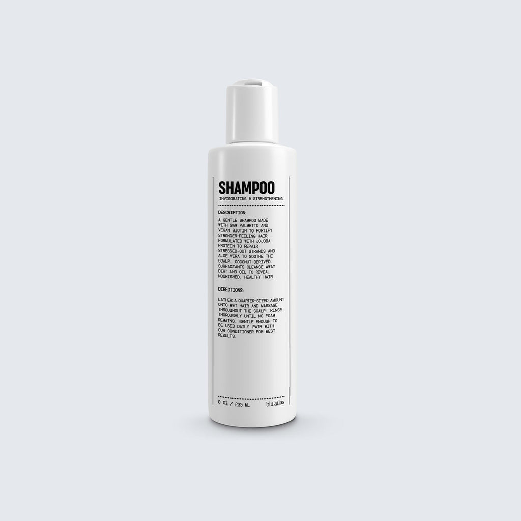 Blu Atlas Natural Shampoo for All Hair Types - Classic Scent