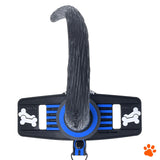 Oxballs Tail Handler Belt Strap Silicone Tail - Blue