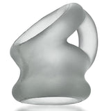 Oxballs Tri-Squeeze Silicone 3-Ring Ball Stretching Sling - Clear Ice