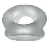 Oxballs Tri-Squeeze Silicone 3-Ring Ball Stretching Sling - Clear Ice