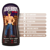Loverboy Bad Boy Next Door Self Lubricating Realistic Beige Masturbator / Stroker