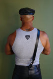 Tom of Finland WORSHIP Ribbed Tank Grey