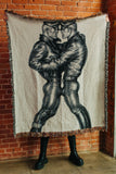 Tom of Finland "Leatherman" Woven Blanket