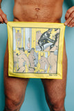 Tom of Finland x FatCloth pocket Square: Mike