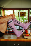 GAY Lavender Athletic Knee Sock