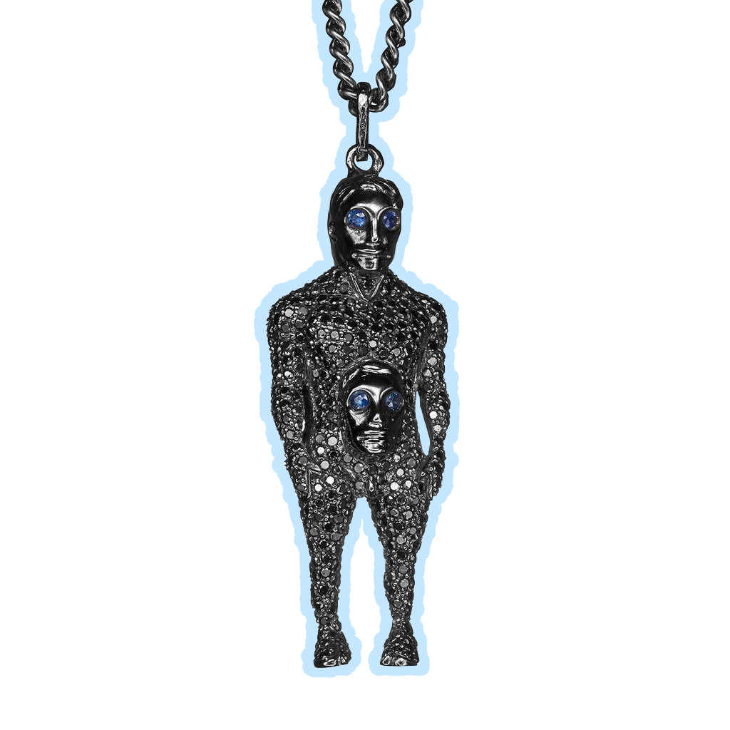 Bjarne Melgaard x Bjørg Son of a Dad Black Diamond Necklace