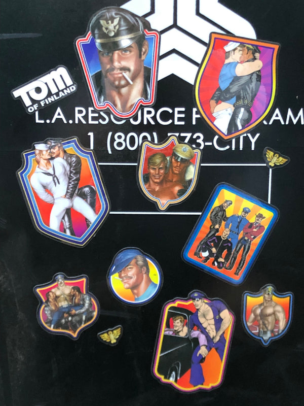 Tom of Finland Stickers by Kweer Cards