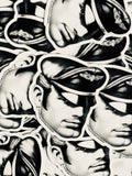 Tom of Finland Biker Head Sticker by HOMO AF
