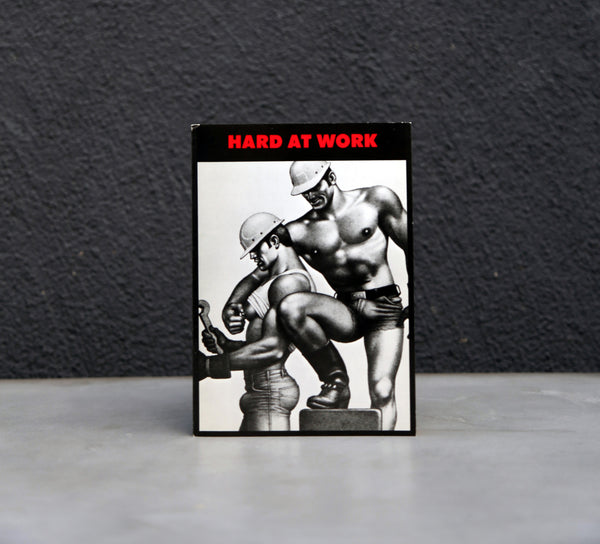 Vintage Tom of Finland Hard At Work Greeting Card