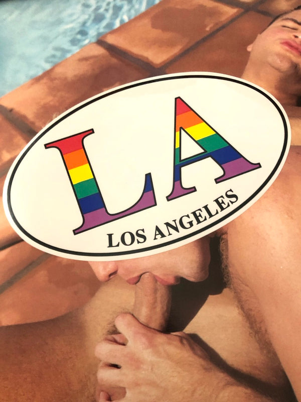LOS ANGELES VINTAGE BUMBER STICKER