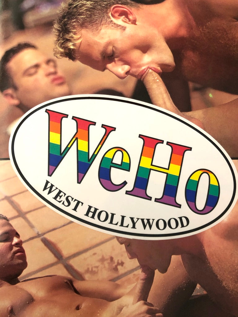 WEST HOLLYWOOD VINTAGE BUMBER STICKER