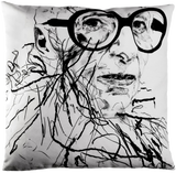 Robert Knoke Iris Apfel Pillow for Henzel Studio