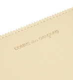 COMME DES GARÇONS CLASSIC LEATHER POUCH WALLET BEIGE