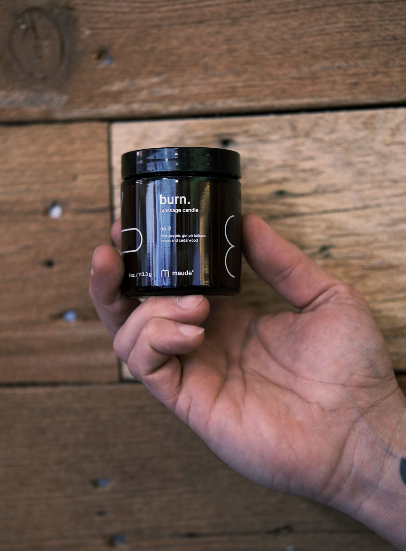 Skin-softening Massage Candle by Maude #2 4 oz.