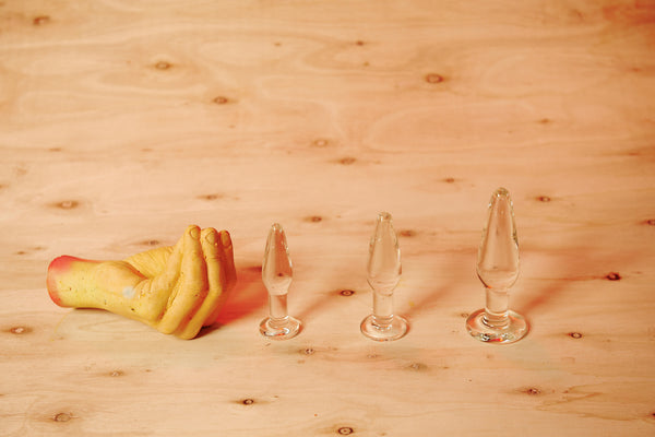 Prisms 3 Piece Glass Anal Plug Kit