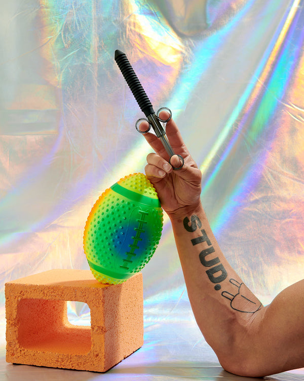 Ribbed silicone Lube Shooter