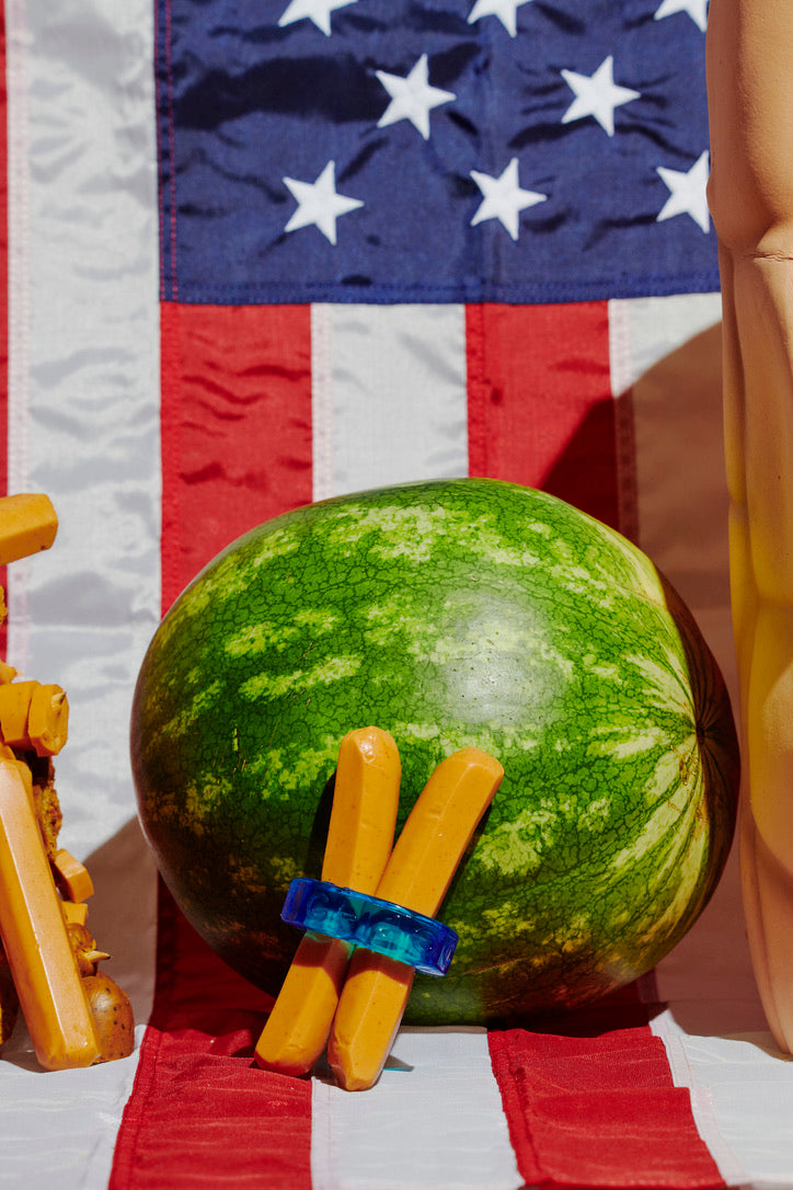 Oxballs Sprocket Super Stretch Cockring Ice Blue