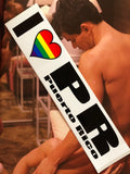 I LOVE PUERTO RICO VINTAGE BUMBER STICKER