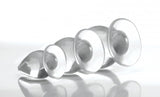 Triple Cones 3 Piece Anal Plug Set - Clear