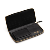 Comme des Garçons Huge Logo Zip Around Travel Wallet (Black)