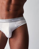 TEAMM8 New Classic Cotton Brief - White