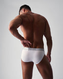 TEAMM8 New Classic Cotton Brief - White