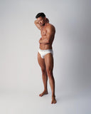 TEAMM8 New Classic Cotton Brief - White