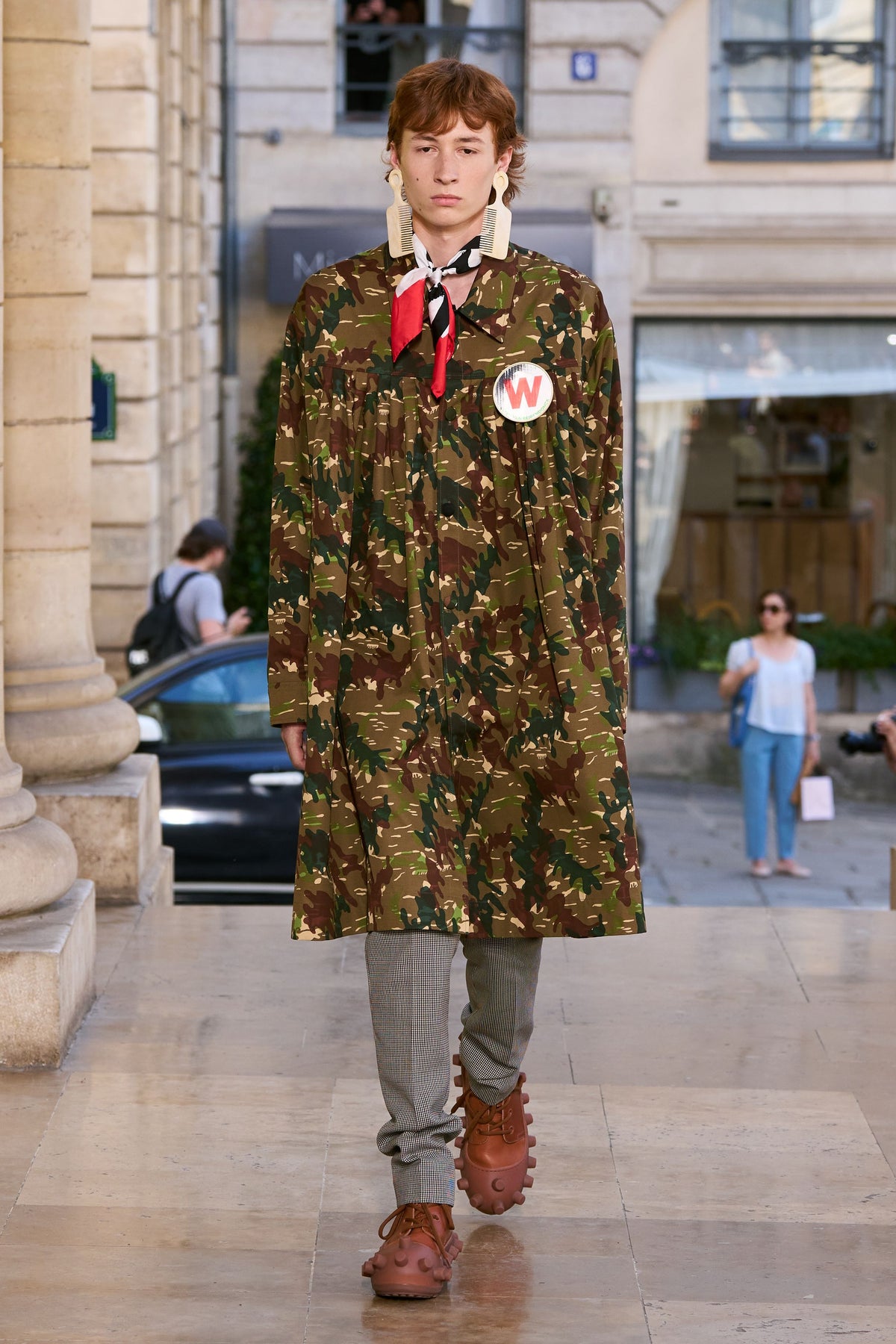 Glitch Lenticular Button by Walter Van Beirendonck