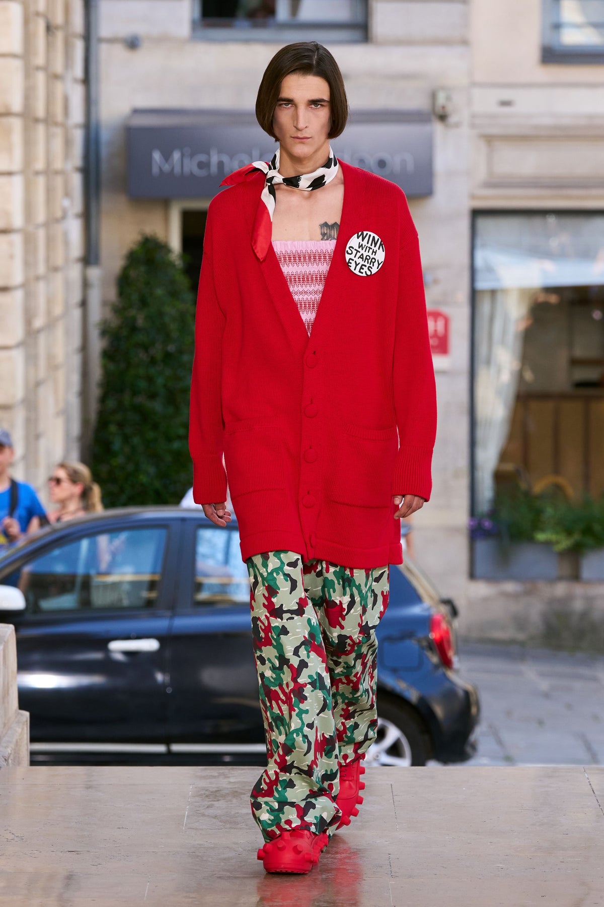 Walter Van Beirendonck Camouflage Basic Pants