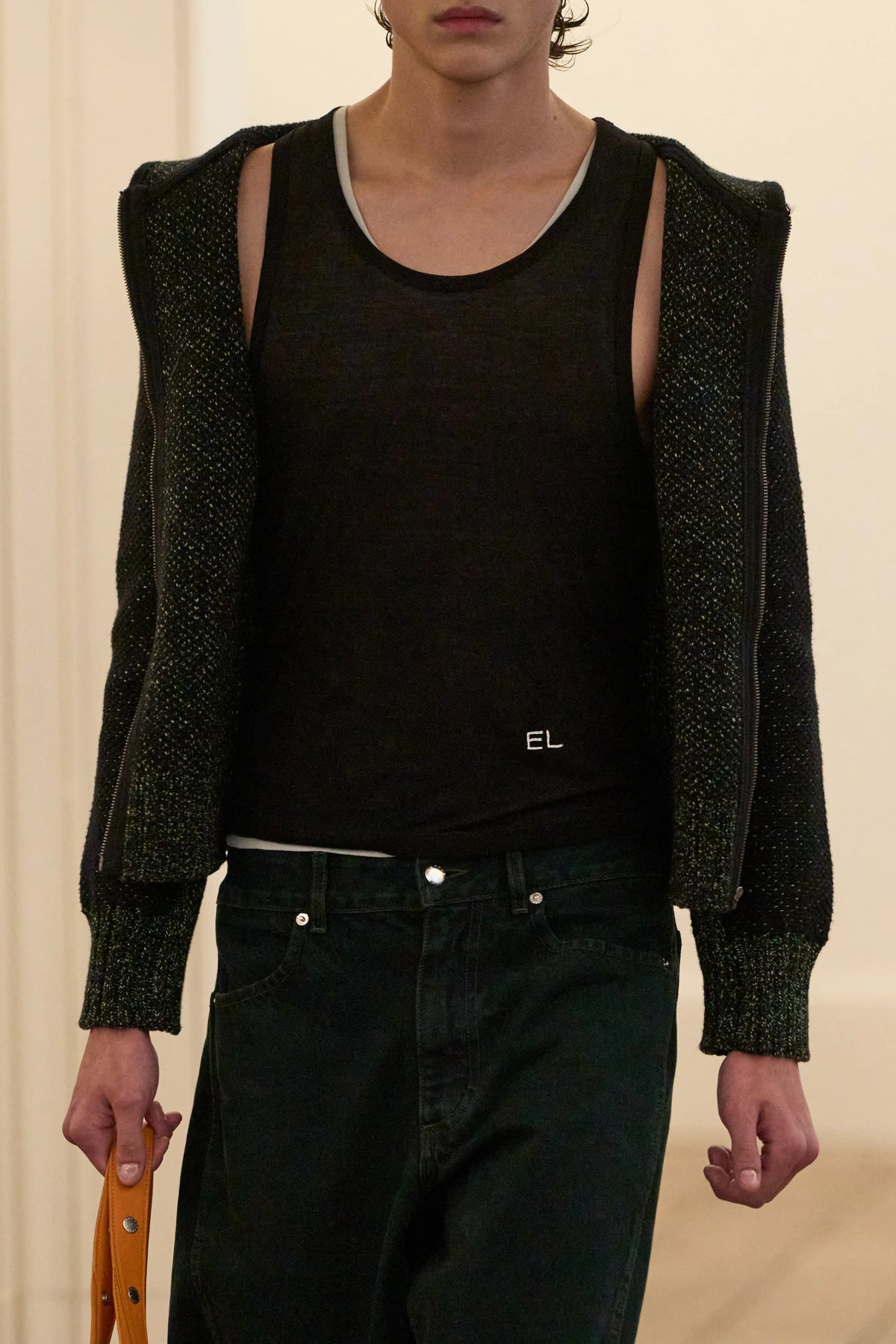 Eckhaus Latta Base Tank LIQUORICE