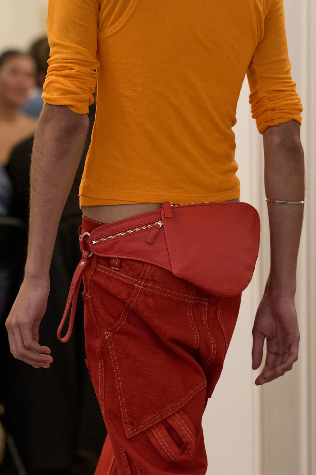 Eckhaus Latta Base Long-sleeve TANGERINE