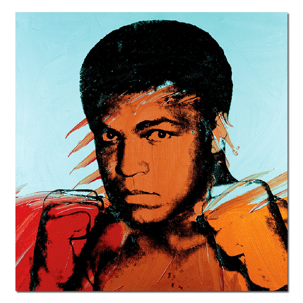 Muhammad Ali By Andy Warhol - Die-Cut Sticker