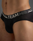 TEAMM8 Racer Mesh Brief - Jet Black