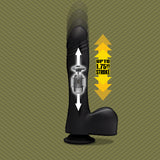 Fort Troff's Piston Thruster Rechargeable Silicone Mini Machine Dildo - Black