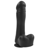 Fort Troff's Piston Thruster Rechargeable Silicone Mini Machine Dildo - Black