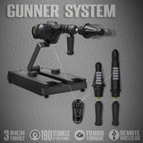 Fort Troff's Gunner 3-in-1 Machine with Remote Control - Black