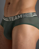 TEAMM8 Racer Mesh Brief - Hunter Green