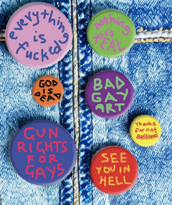 Badge Set of 7  by Paul Yore x Third Drawer Down