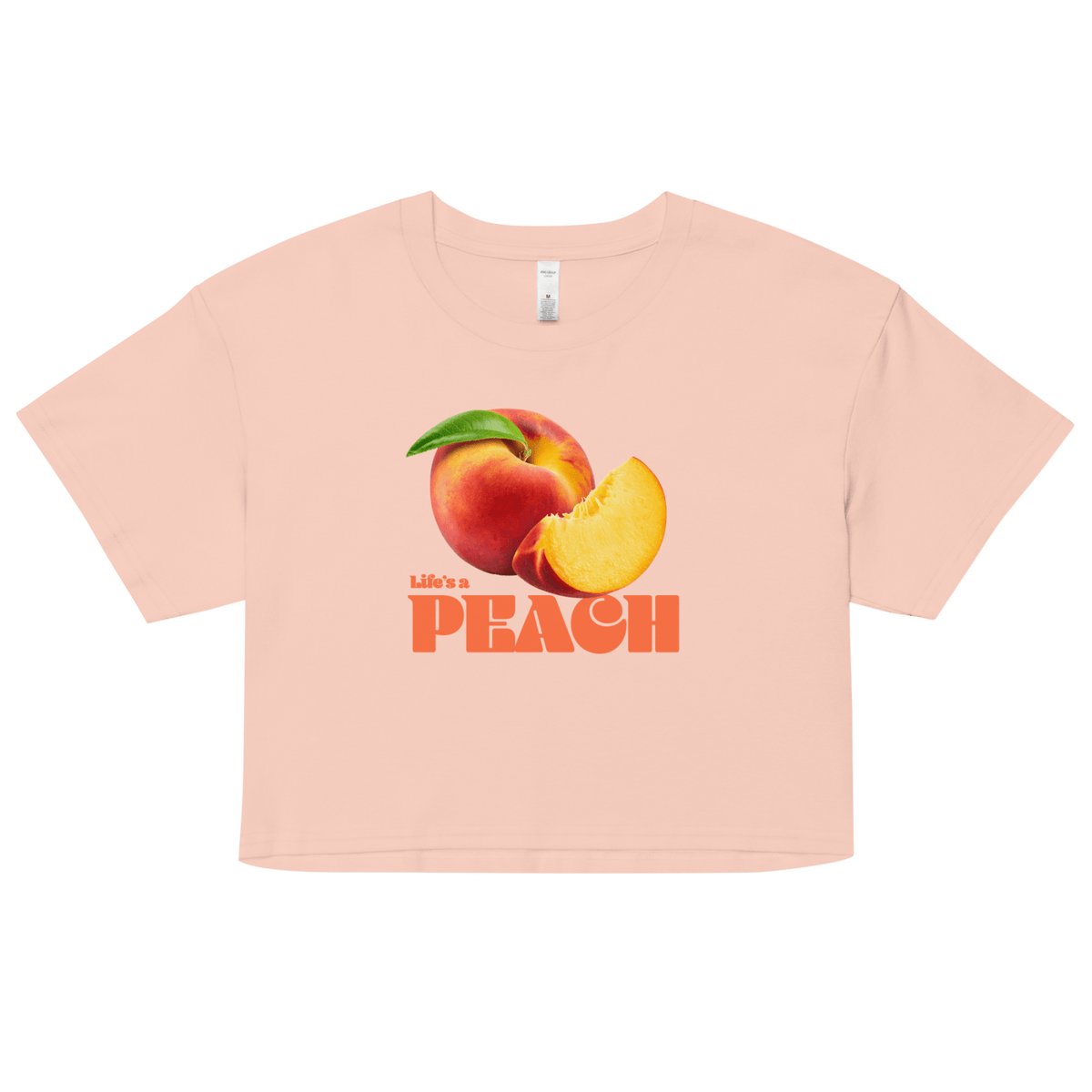 Life's A Peach Crop Top