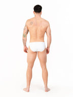 Mounderwear Core Swim Brief - White
