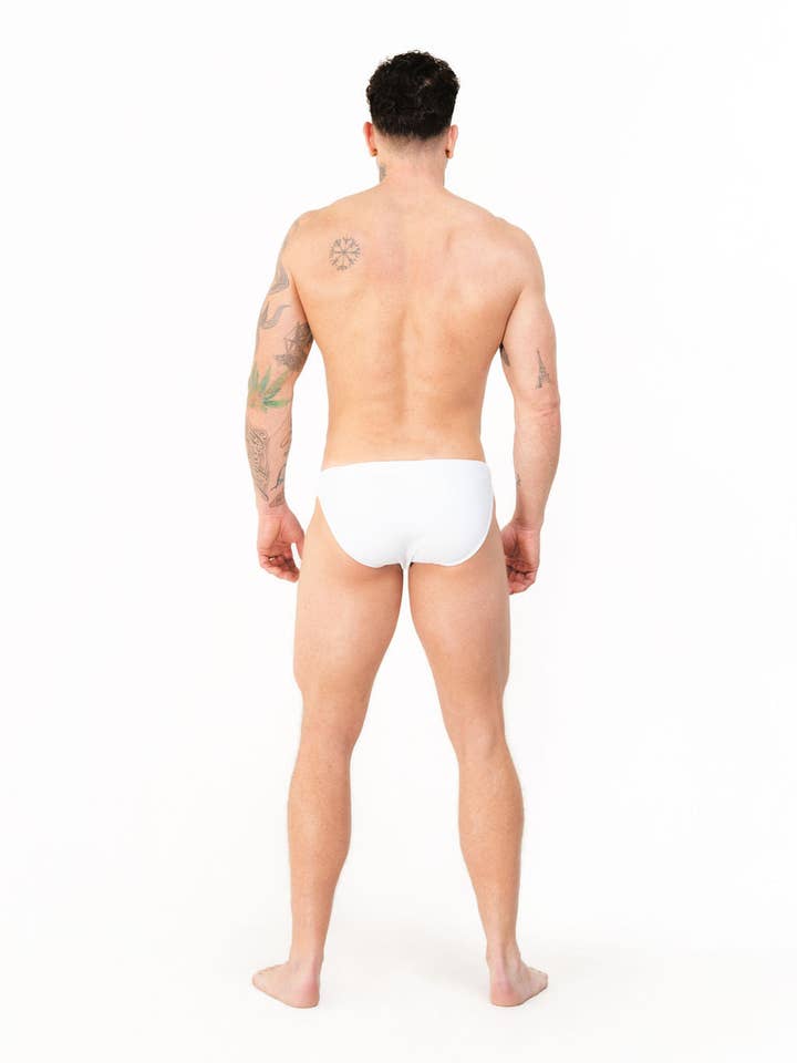 Mounderwear Core Swim Brief - White