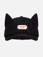 LOVERBOY BY CHARLES JEFFREY EARS CAP in BLACK