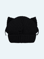 LOVERBOY BY CHARLES JEFFREY CHUNKY EARS BEANIE in BLACK